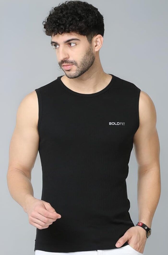 Men’s Plain Vest – Comfortable Innerwear & Gym Wear